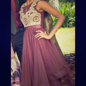 Maroon/purple prom dress
